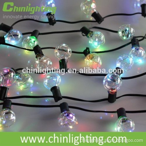 G40 globe shape Copper wire string led patio light